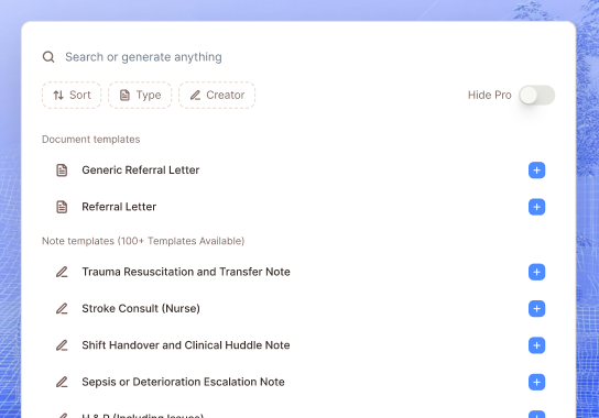 Mcoy template library